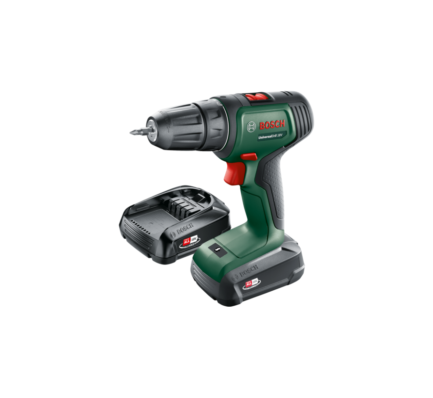 Bosch UniversalDrill 18 SystemBox-set – 2 Accu’s en 241 Accessoires