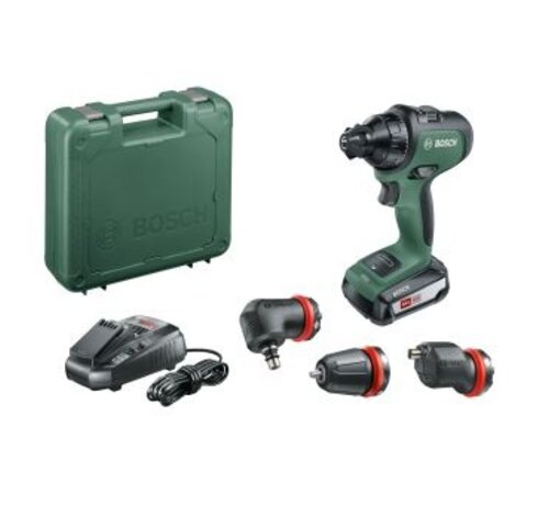 Bosch AdvancedDrill 18 QuickSnap-set – 2,5Ah en 3 Opzetstukken