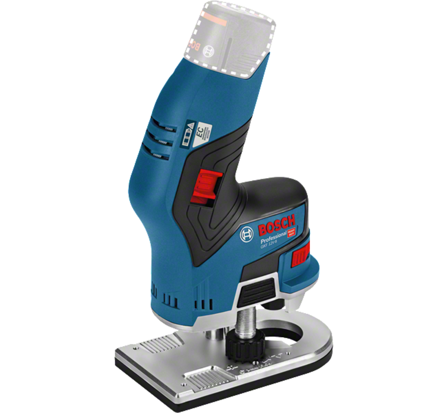 Bosch Professional GKF 12V-8 Accukantenfrees – Solo, 8 mm