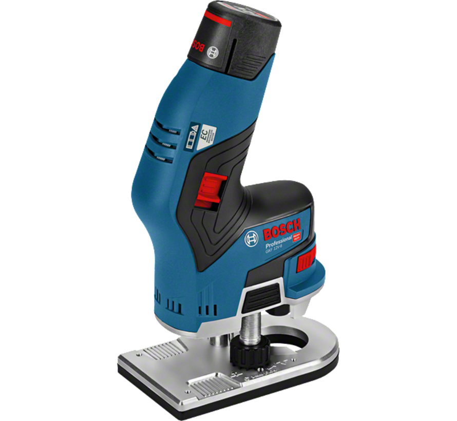 Bosch Professional GKF 12V-8 Accukantenfrees – Solo, 8 mm