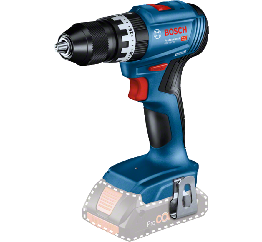 Bosch Professional GSB 18V-45 Accuklopboormachine – Solo