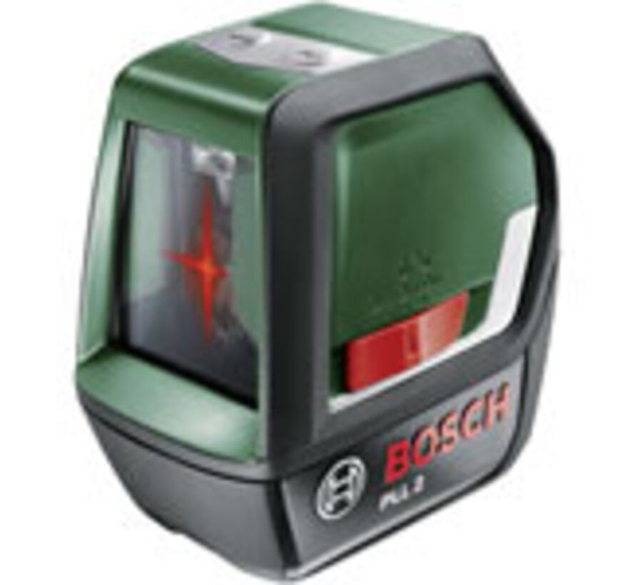 Bosch PLL 2 Digitale Kruislijnlaser – Hoekdisplay en Zelfnivellering