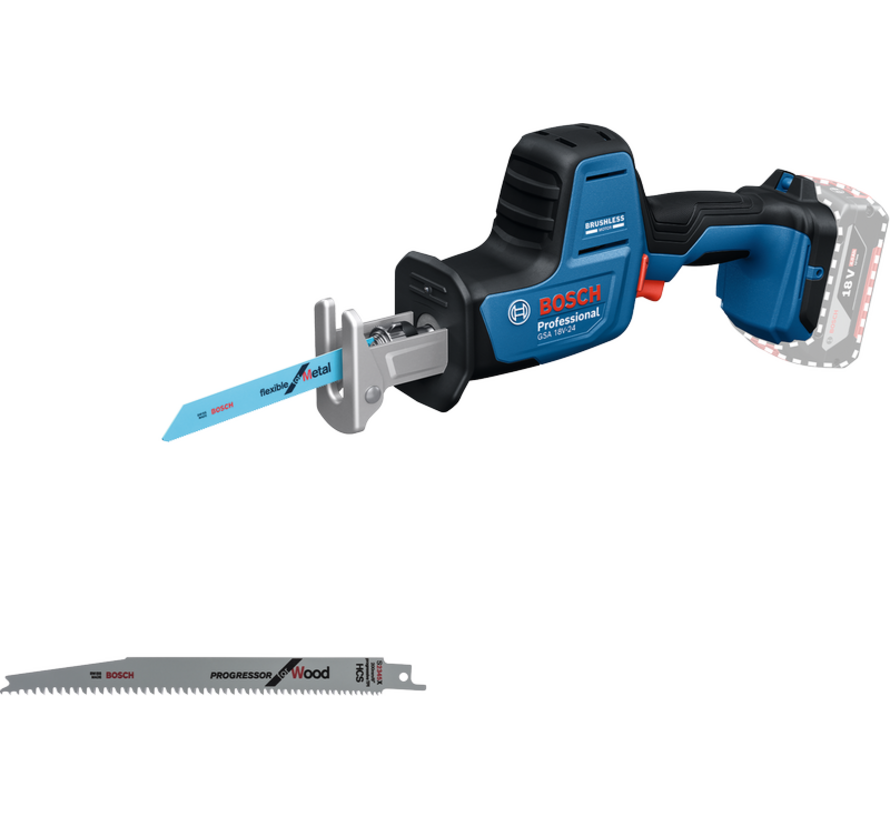 Bosch Professional GSA 18V-24 Accureciprozaag – Solo