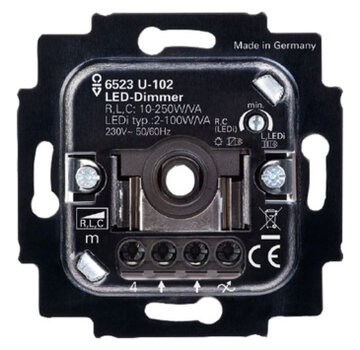 Busch-Jaeger 6523 U-102-500 LED Inbouwdimmer – 2–100W