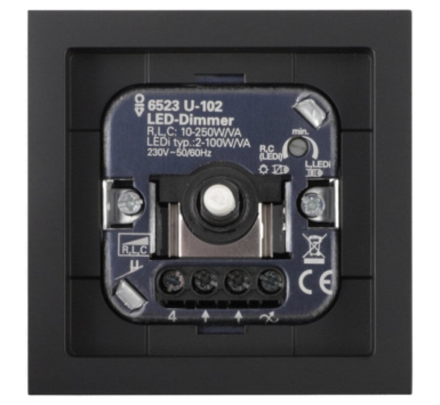 Busch-Jaeger 6523 U-102-500 LED Inbouwdimmer – 2–100W