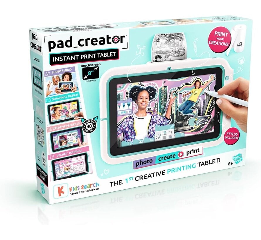 Canal Toys Pad Creator – 8 inch Creatieve Tablet met Printer