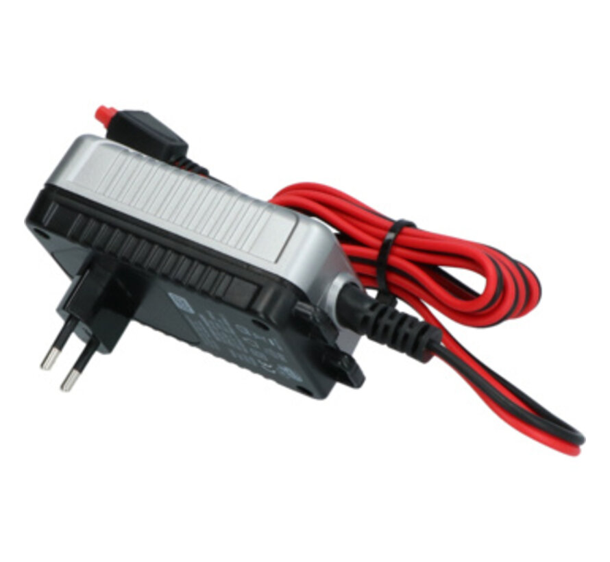 Carpoint BX-4M Automatische Acculader 1A – 6V/12V, 1,2–20Ah