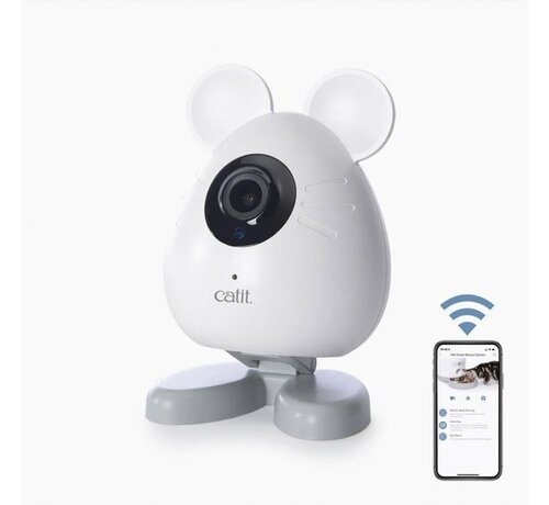 Catit PIXI Smart Mouse Camera – 1080p, nachtzicht en tweewegaudio