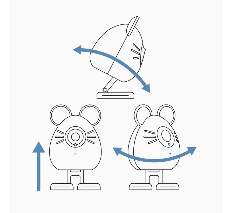 Catit PIXI Smart Mouse Camera – 1080p, nachtzicht en tweewegaudio