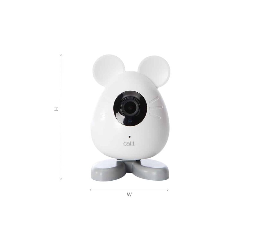 Catit PIXI Smart Mouse Camera – 1080p, nachtzicht en tweewegaudio