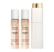 CHANEL Coco Mademoiselle EDT Twist and Spray 3 × 20 ml – Navulbare Tasverstuiver