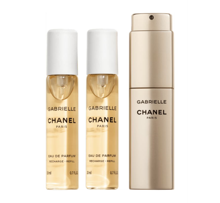 CHANEL Gabrielle Chanel EDP Twist and Spray 3 × 20 ml – Navulbare Tasverstuiver