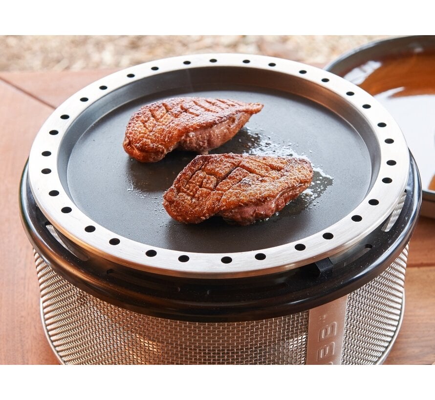 COBB Bakplaat met Extra Handvat 30 cm – Vlakke RVS Antiaanbakplaat CO-19