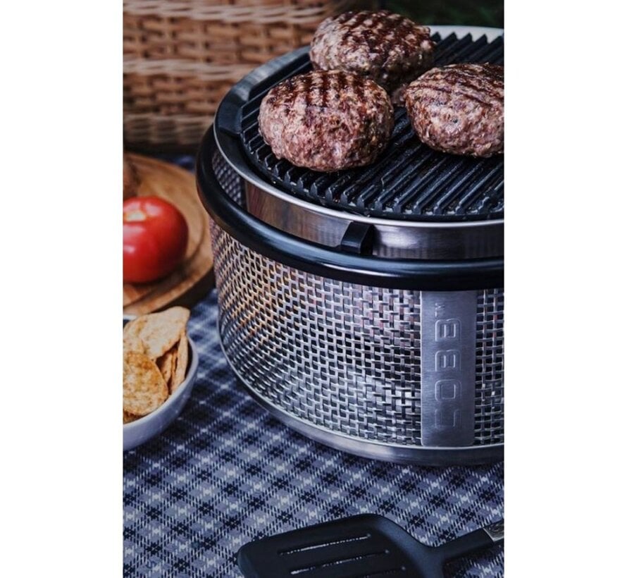 COBB Grillplaat+ 26 cm CO-418 – Geribbelde Aluminium Grillplaat