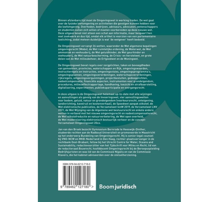 Commentaar & Context Omgevingswet – 2e Druk Hardcover