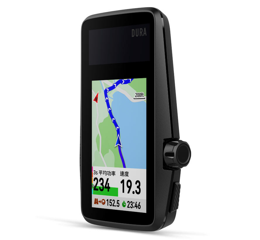 COROS DURA Solar GPS Fietscomputer – Zwart