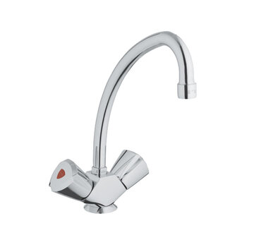 GROHE Costa L Tweeknops Keukenmengkraan – Chroom
