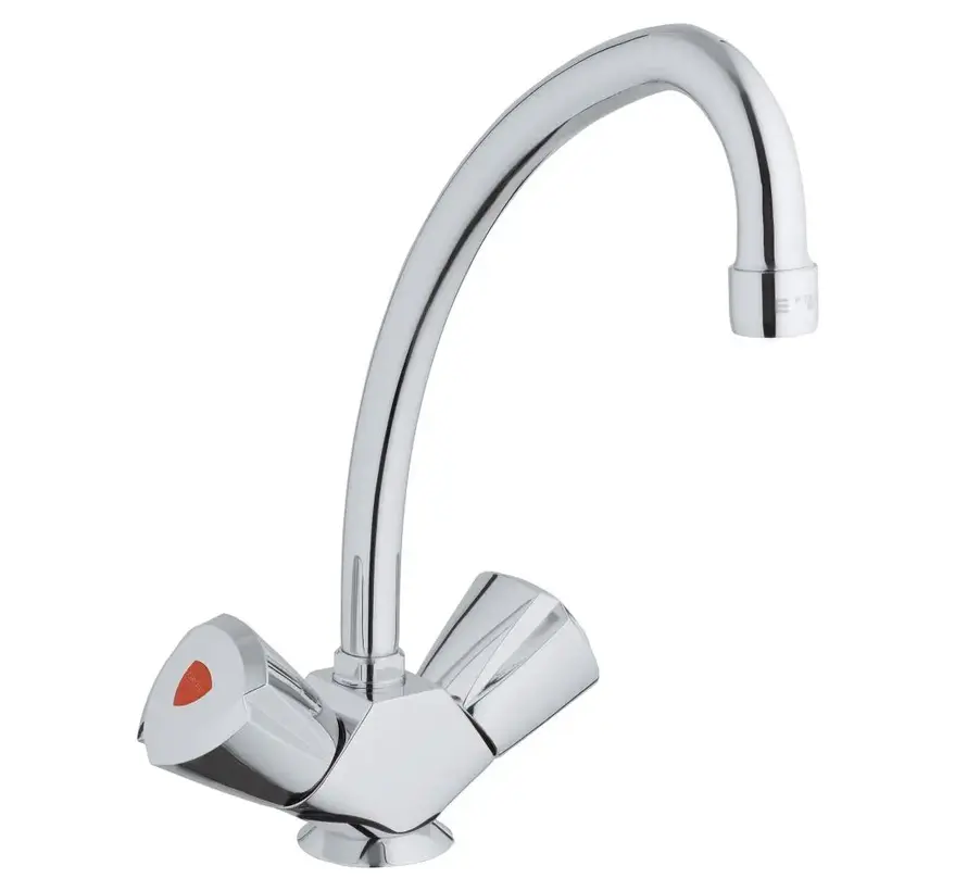 GROHE Costa L Tweeknops Keukenmengkraan – Chroom