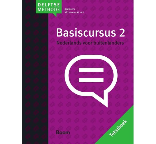 De Delftse Methode Basiscursus 2 Tekstboek A1–A2 + Online