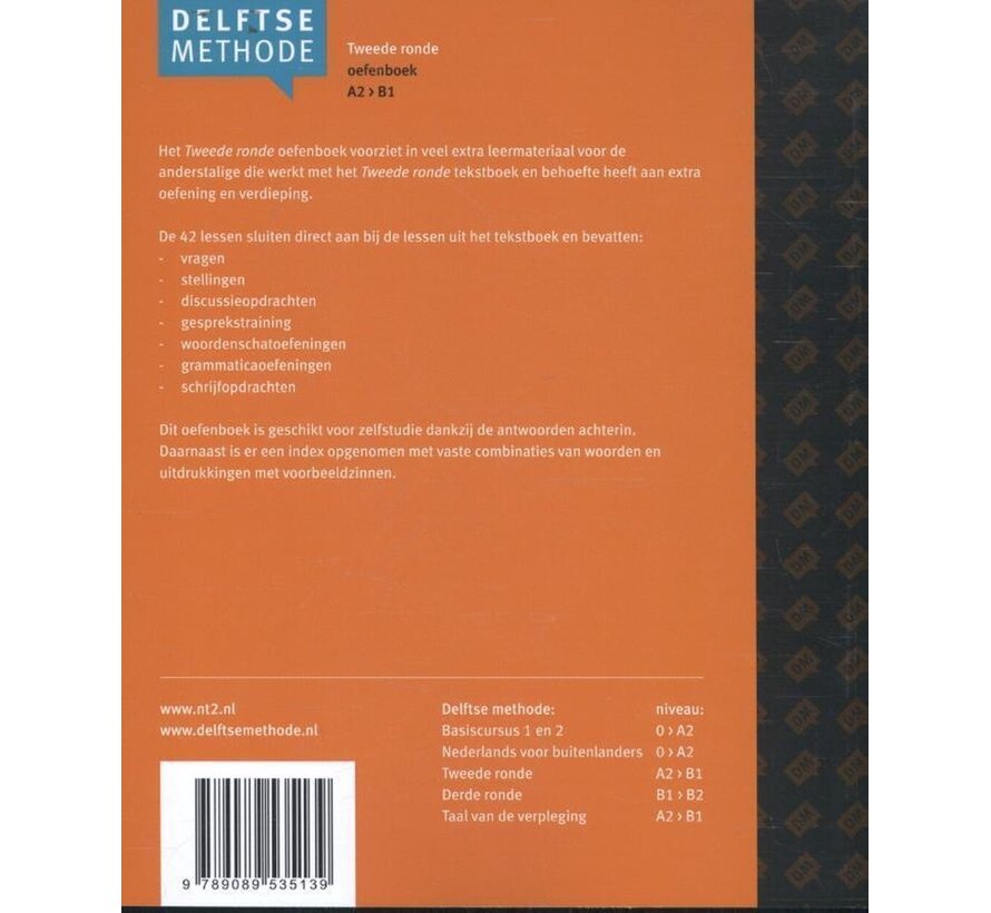 De Delftse Methode Tweede Ronde Oefenboek A2–B1