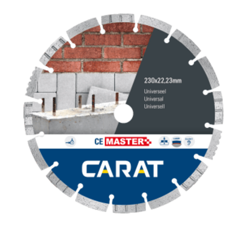 Carat CE Master CEM2303000 Universeel Diamantzaagblad – 230 × 22,23 mm – Droog