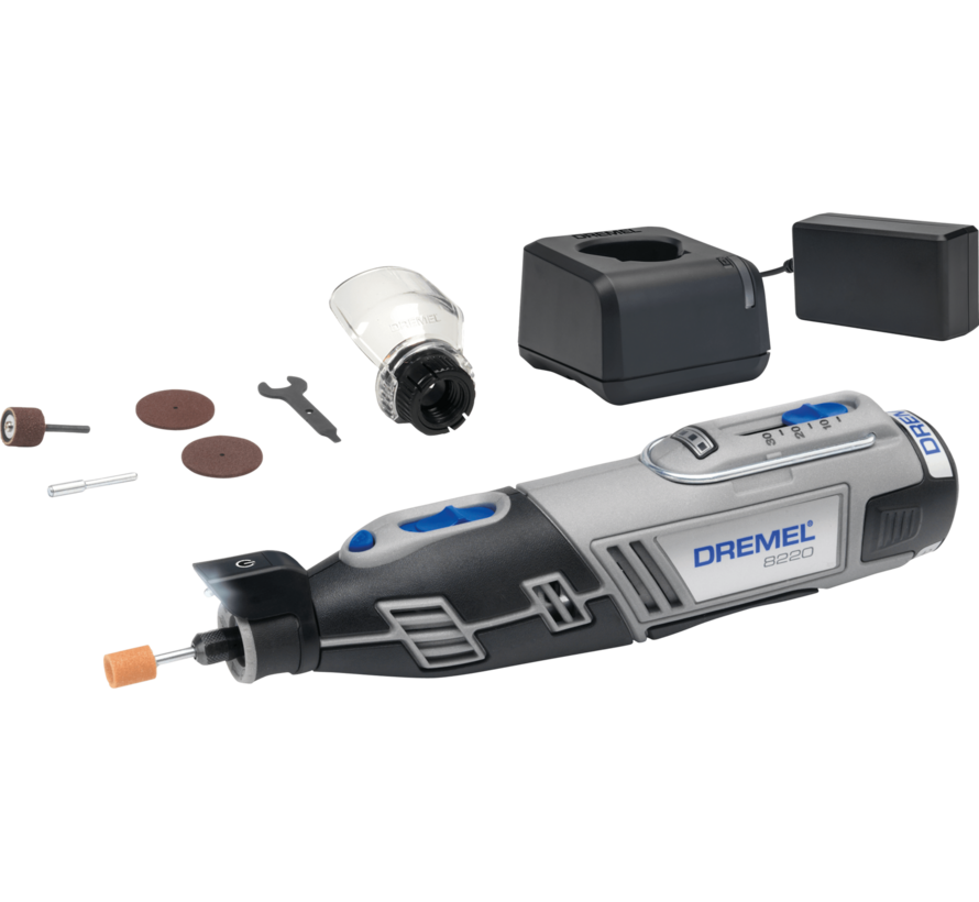 Dremel 8220-1/5 Accu Multitool – 12 V 2,0 Ah – LED – 5 Accessoires
