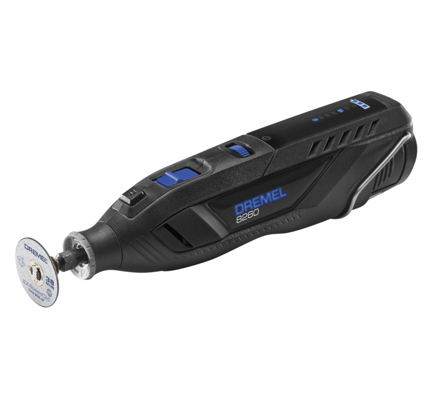 Dremel 8260-5 Brushless Accu Multitool – 12 V 3,0 Ah – Display – Bluetooth
