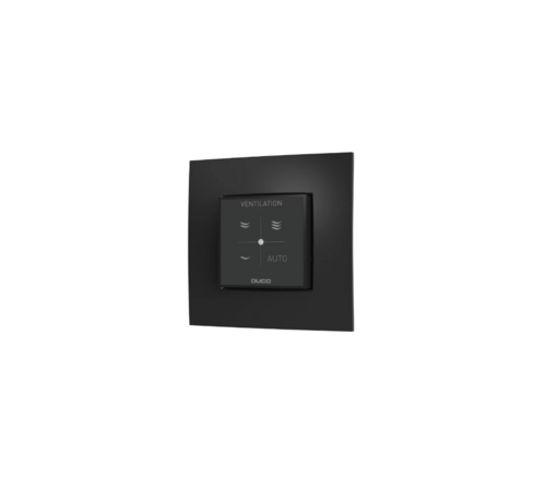 Duco Bedieningsschakelaar RF/BAT Zwart – Draadloze Ventilatiebediening