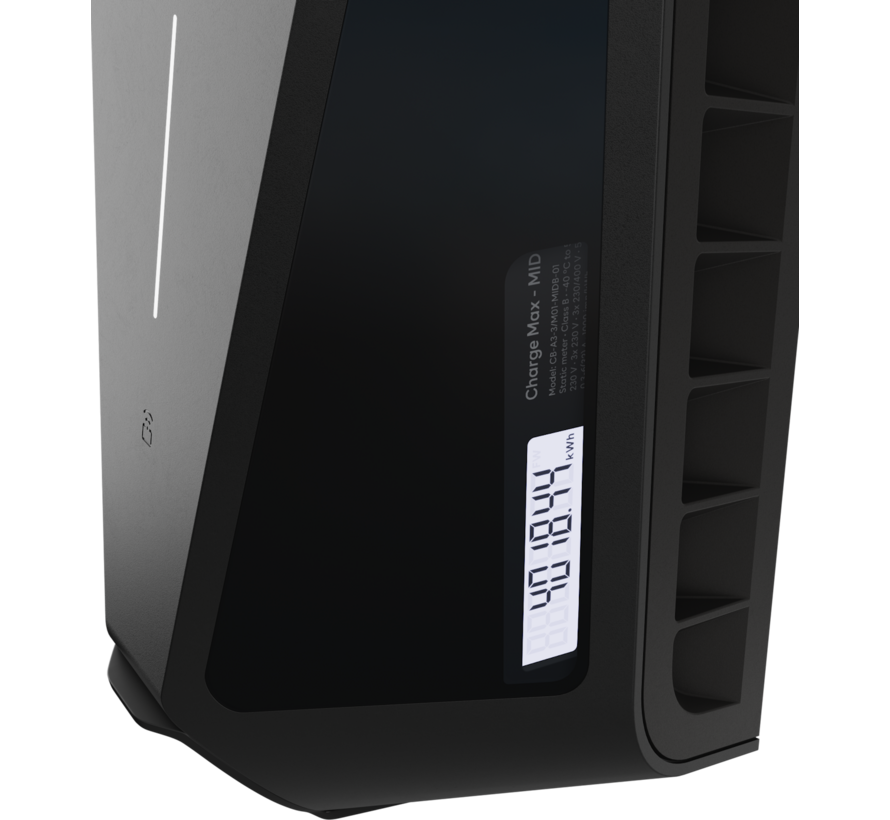 Easee Charge Max Zwart – 22 kW Laadpaal met MID-meter