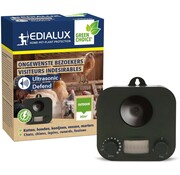 Edialux Ultrasonic Defend Solar – Ultrasone Dierenverjager 60 m²