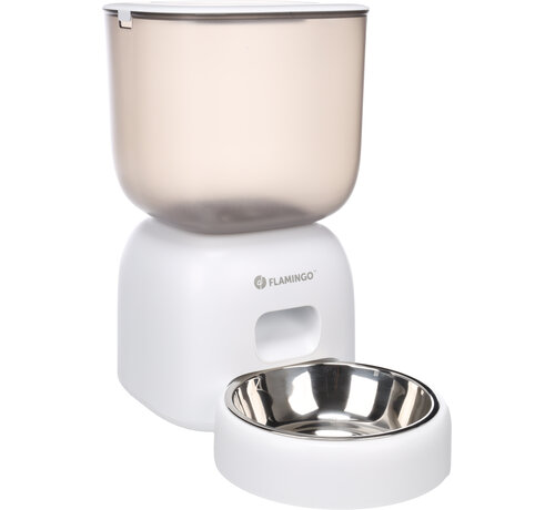 Flamingo Blido Automatische Voerautomaat 3 L Wit – Timer & Stemopname