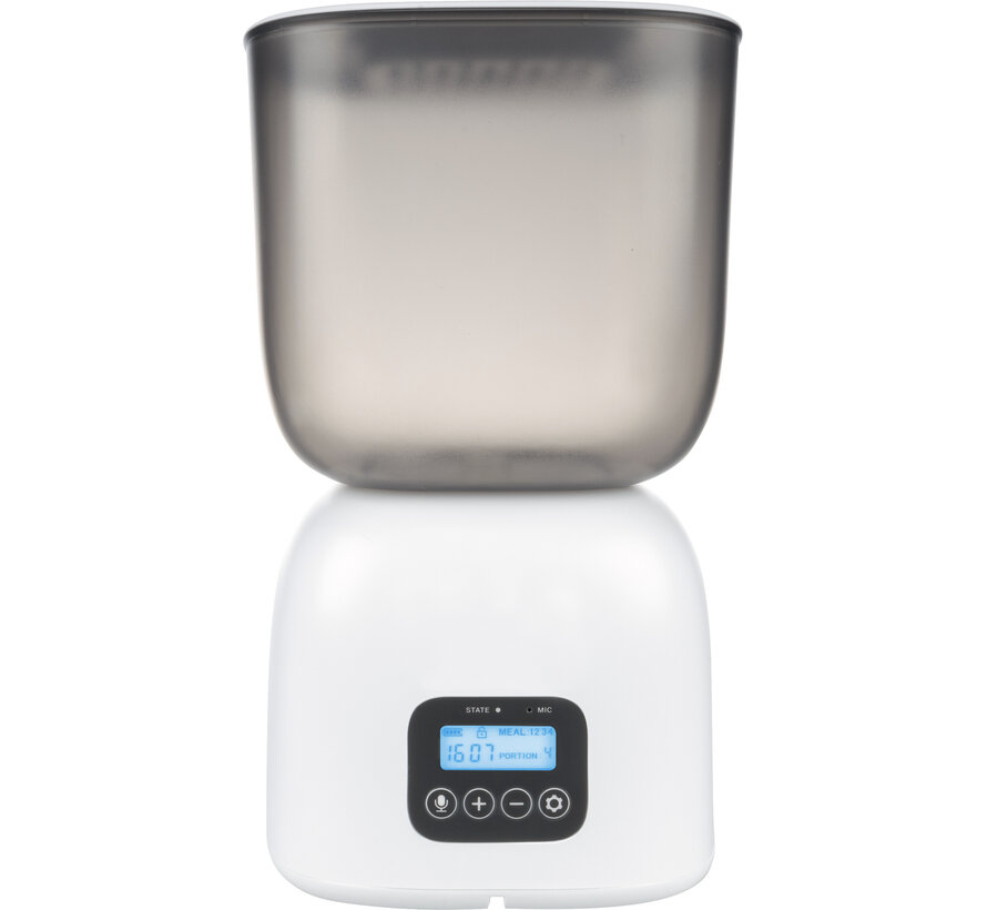 Flamingo Blido Automatische Voerautomaat 3 L Wit – Timer & Stemopname