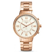 Fossil Q Virginia FTW5010 Hybride Smartwatch Dames – Roségoud 36 mm