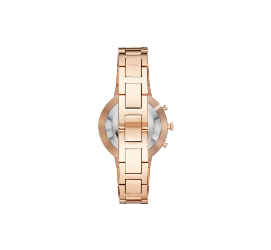 Fossil Q Virginia FTW5010 Hybride Smartwatch Dames – Roségoud 36 mm