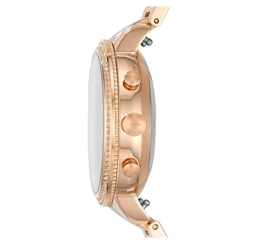 Fossil Q Virginia FTW5010 Hybride Smartwatch Dames – Roségoud 36 mm