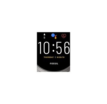 Fossil Gen 5 Carlyle HR FTW4024 Smartwatch – Smoke RVS 44 mm