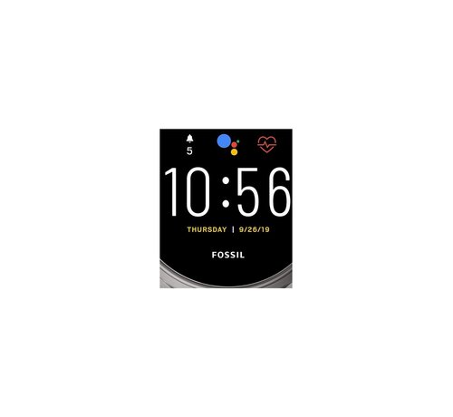 Fossil Gen 5 Carlyle HR FTW4024 Smartwatch – Smoke RVS 44 mm