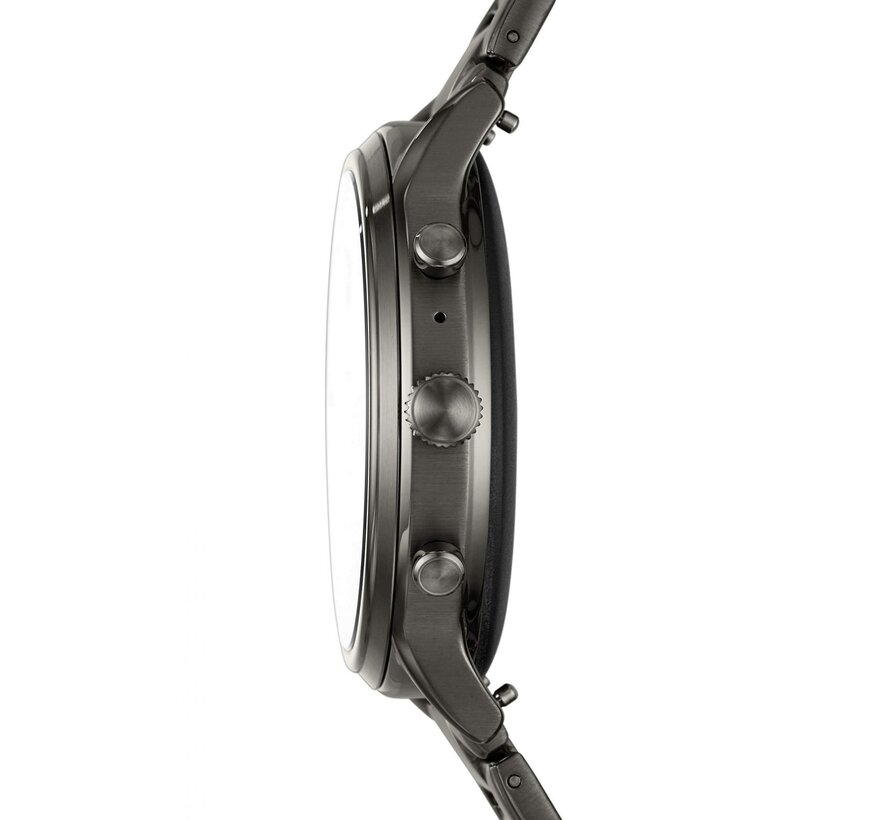 Fossil Gen 5 Carlyle HR FTW4024 Smartwatch – Smoke RVS 44 mm