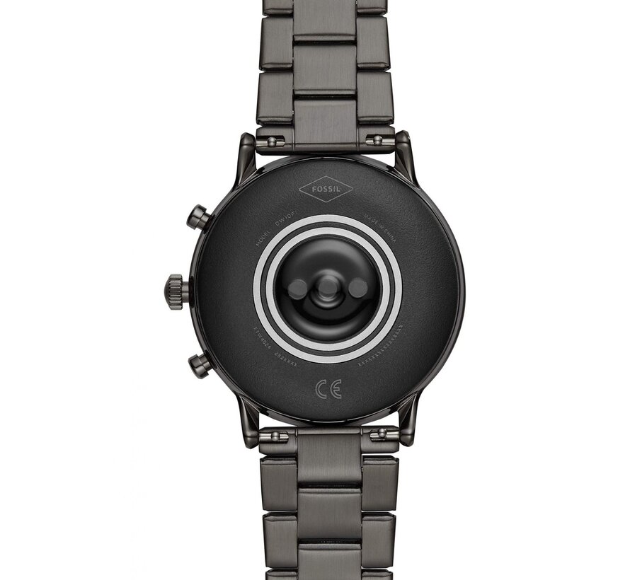 Fossil Gen 5 Carlyle HR FTW4024 Smartwatch – Smoke RVS 44 mm