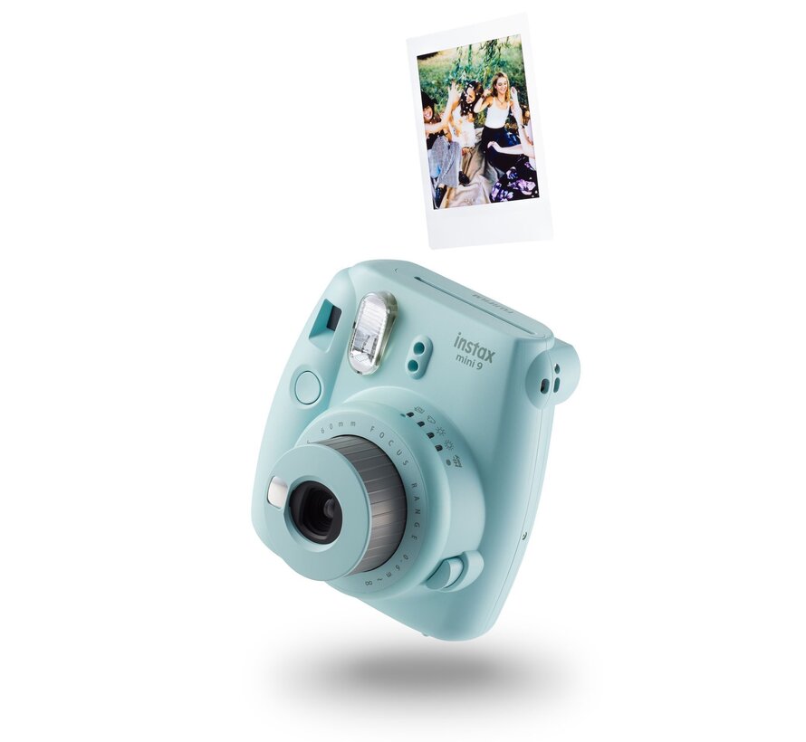 Fujifilm Instax Mini 9 Ice Blue – Instantcamera met Selfiespiegel