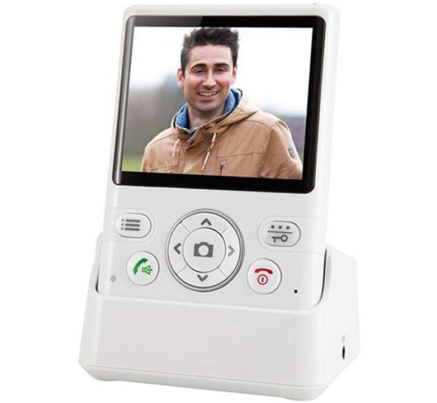 Fysic FDC-250 Draadloze Videodeurbel – 3,5-inch Binnenmonitor