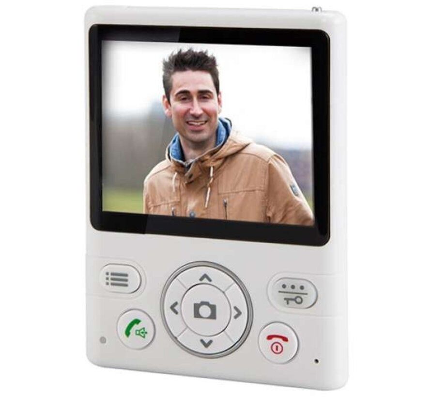 Fysic FDC-250 Draadloze Videodeurbel – 3,5-inch Binnenmonitor