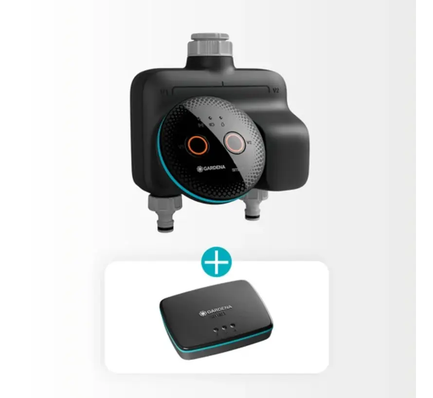 GARDENA smart Dual Water Control Set – Twee Uitgangen