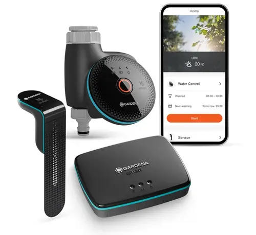 GARDENA smart Sensor Control Set – Water Control + Gateway