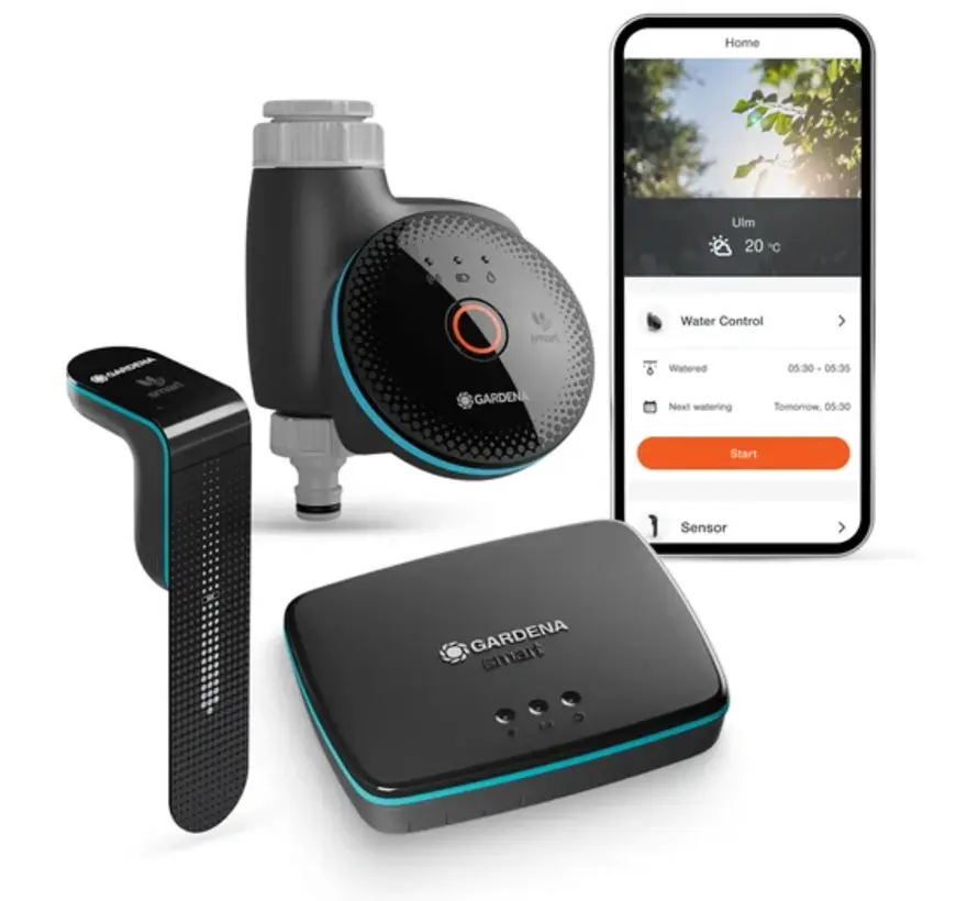 GARDENA smart Sensor Control Set – Water Control + Gateway