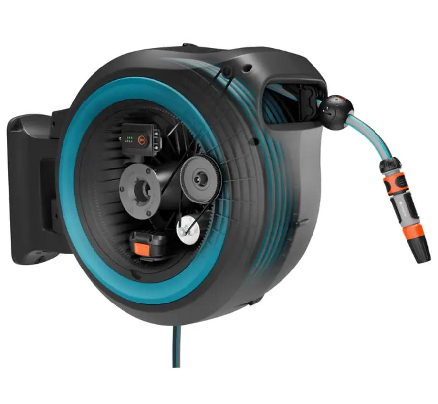 GARDENA PowerRoll XL P4A Accu Wandslangenbox 35 m – Solo