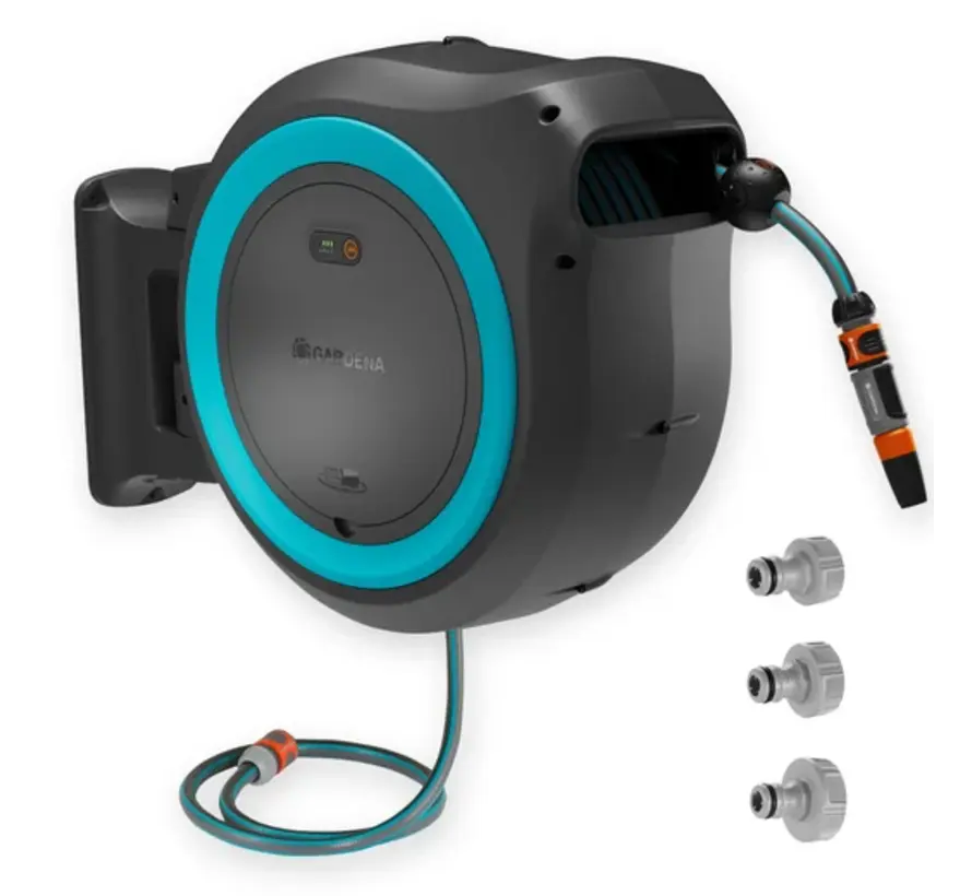 GARDENA PowerRoll XL P4A Accu Wandslangenbox 35 m – Solo