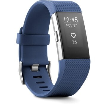 Fitbit Charge 2 Blue/Silver Large – Activiteitstracker
