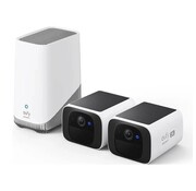 eufy SoloCam S220 2-pack + HomeBase 3 – 2K zonnecamera-set