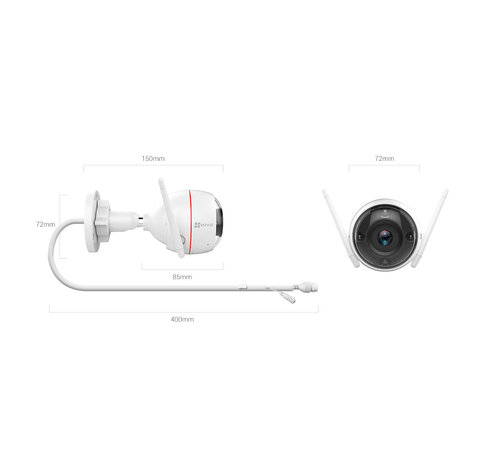EZVIZ C3W Color Night Vision – 1080p buiten Wi-Fi-camera